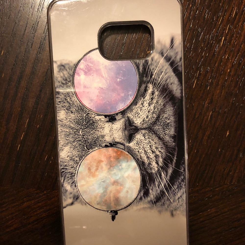 Cat galaxys7 egge case